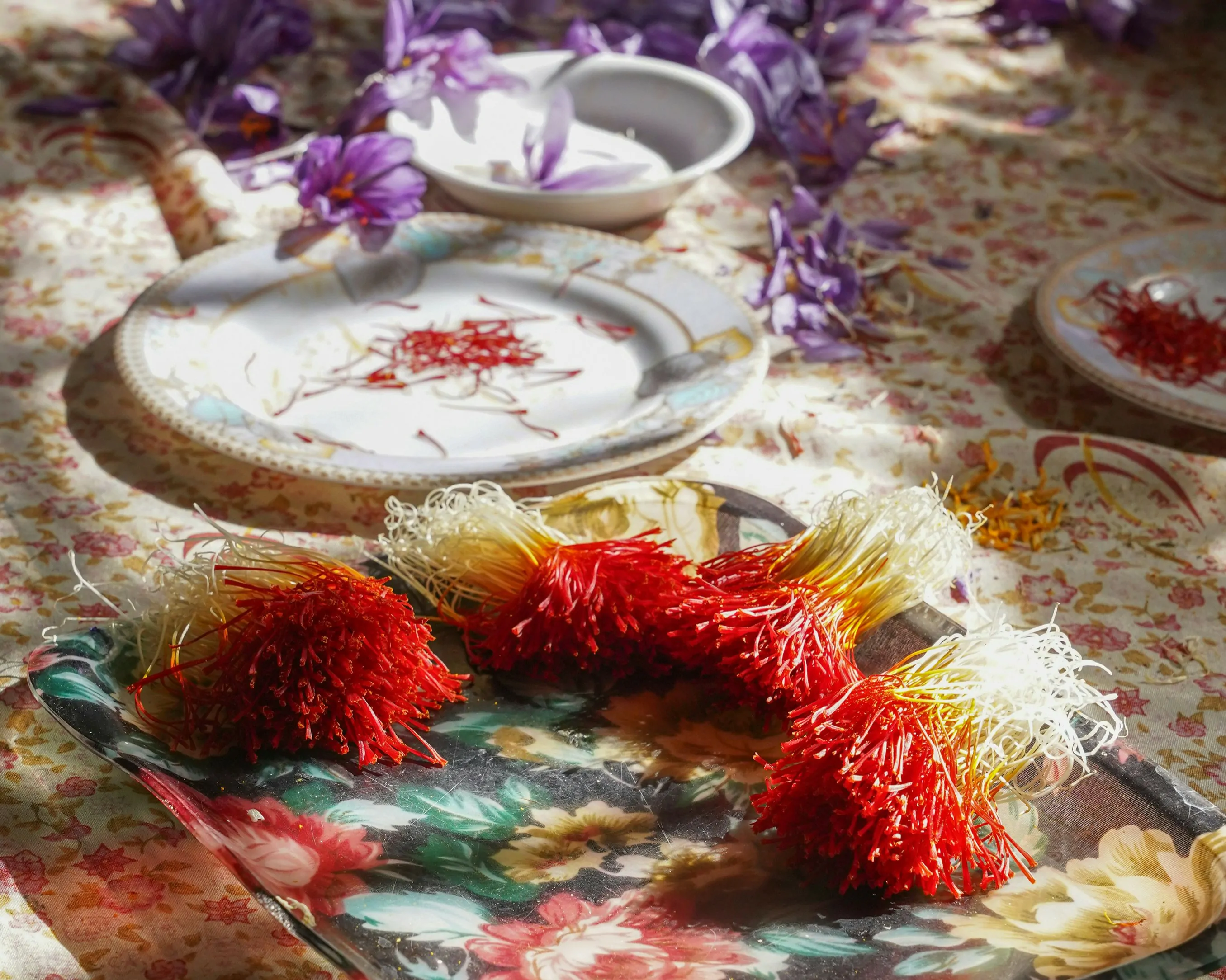 Kashmir Saffron and Rose Water